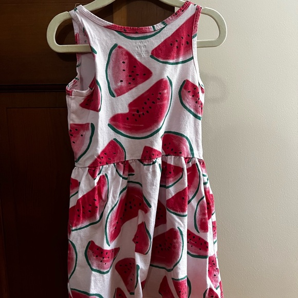 Kids' Watermelon and Striped Dress Set 5T - Picture 3 of 8